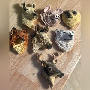 Corlett Collectables 90’s Resin Magnets Zoo Farm Animals Bundle